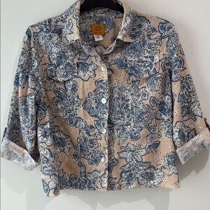 Floral Button-Up Shirt